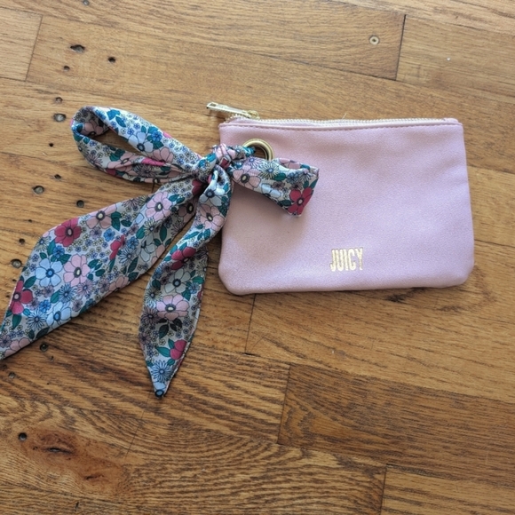 Juicy Couture Handbags - Juicy Couture Floral Scarf Wristlet